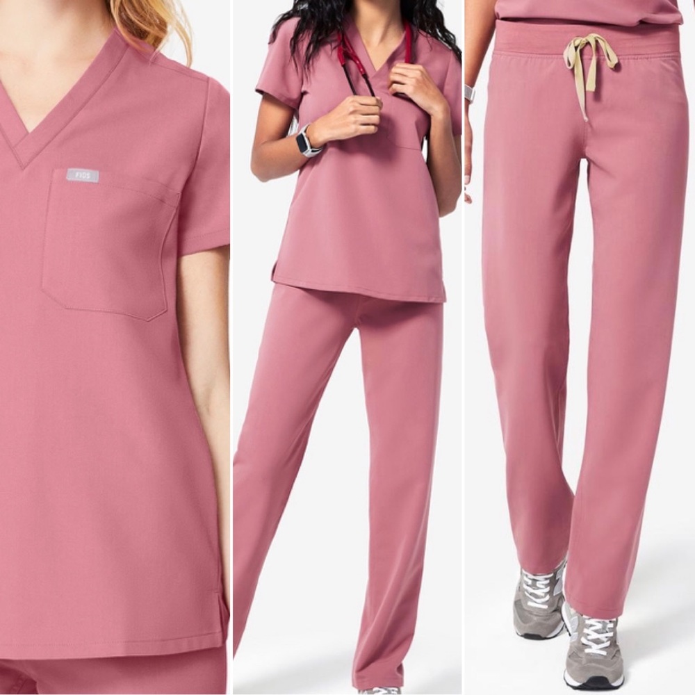 FIGS Mauve Scrubs Set